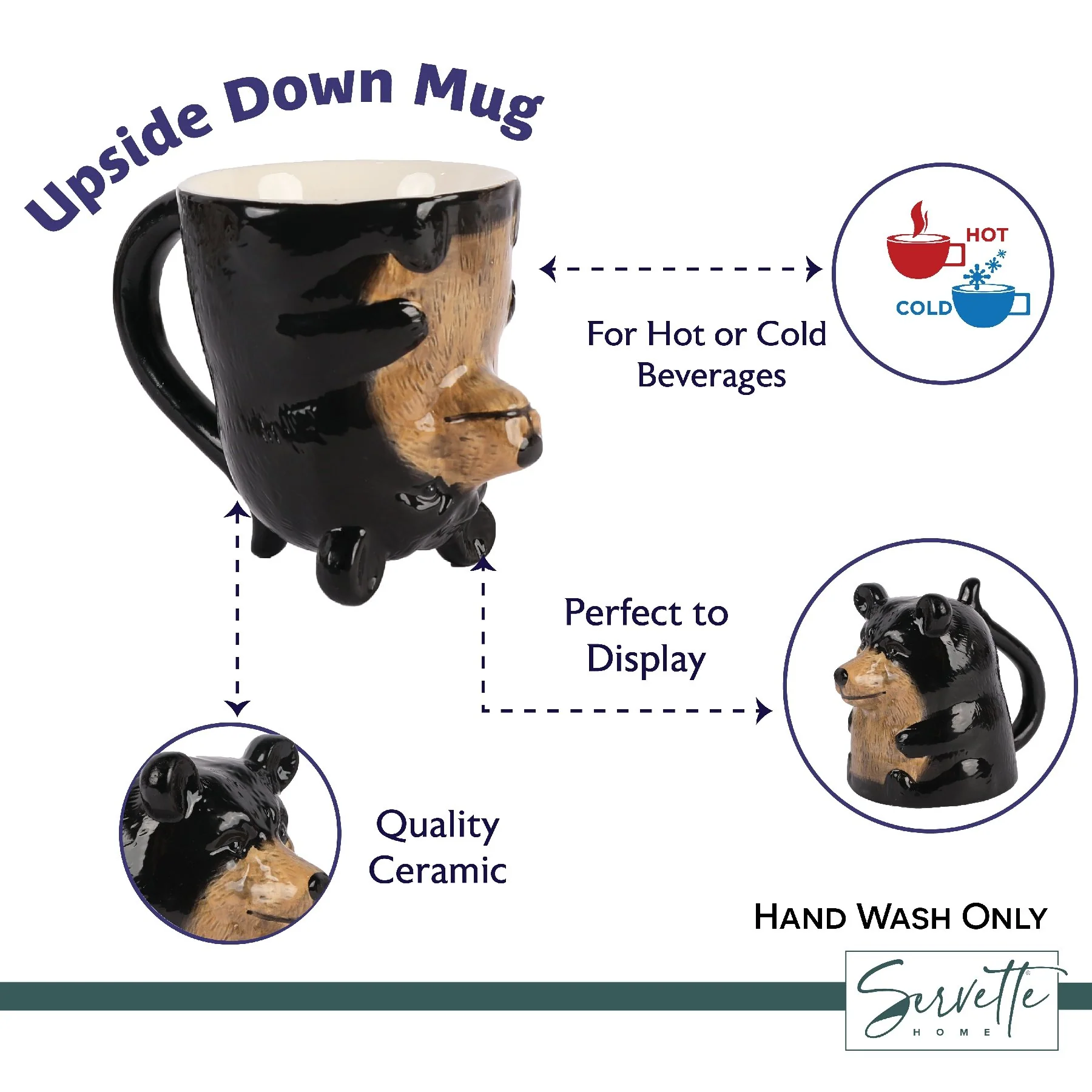 Upside Down Bear Coffee Mug - Image 4