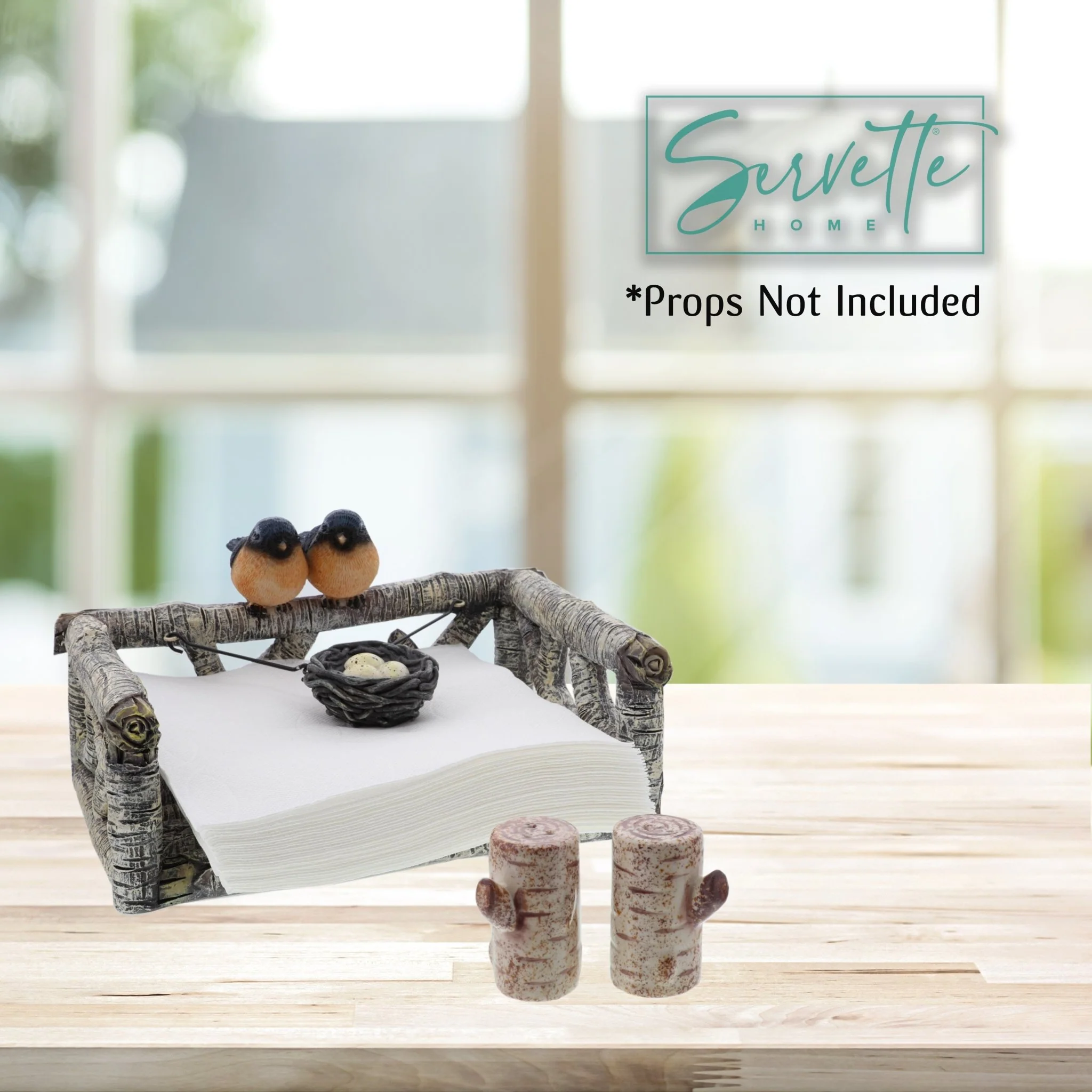 Birch Log Small Salt and Pepper Shakers - Image 5