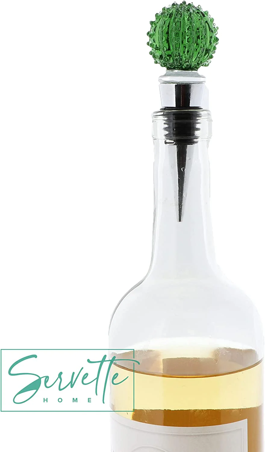 Cactus Glass Bottle Stopper - Image 4