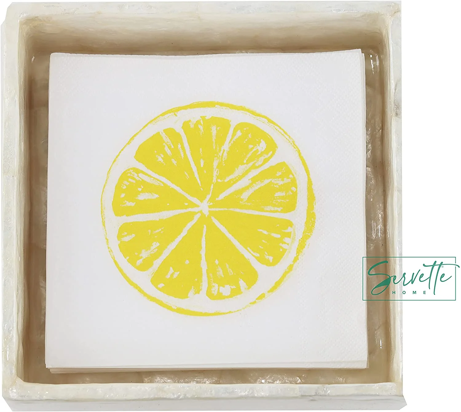 Capiz Cocktail Napkin Holder - Image 3