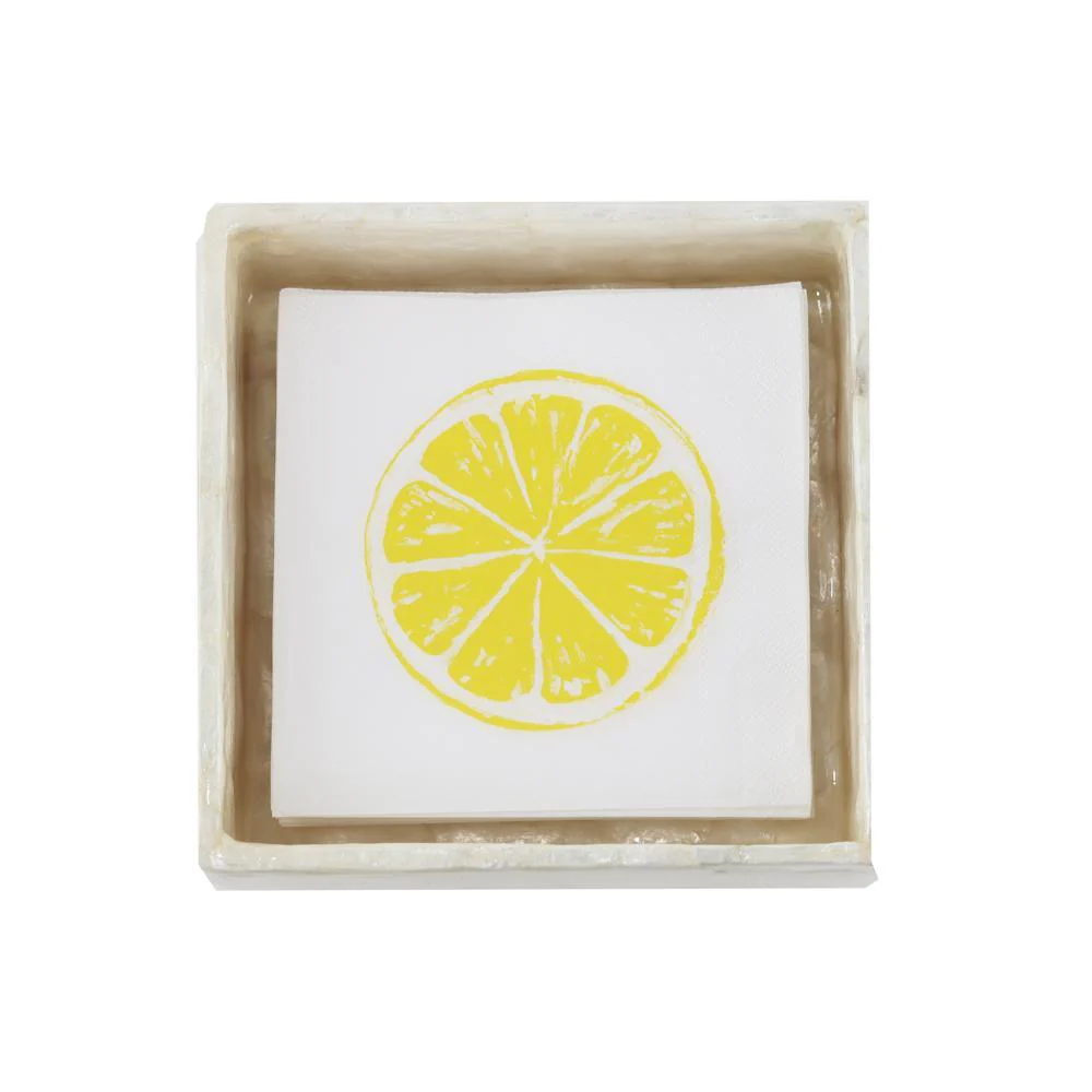 Capiz Cocktail Napkin Holder - Image 4