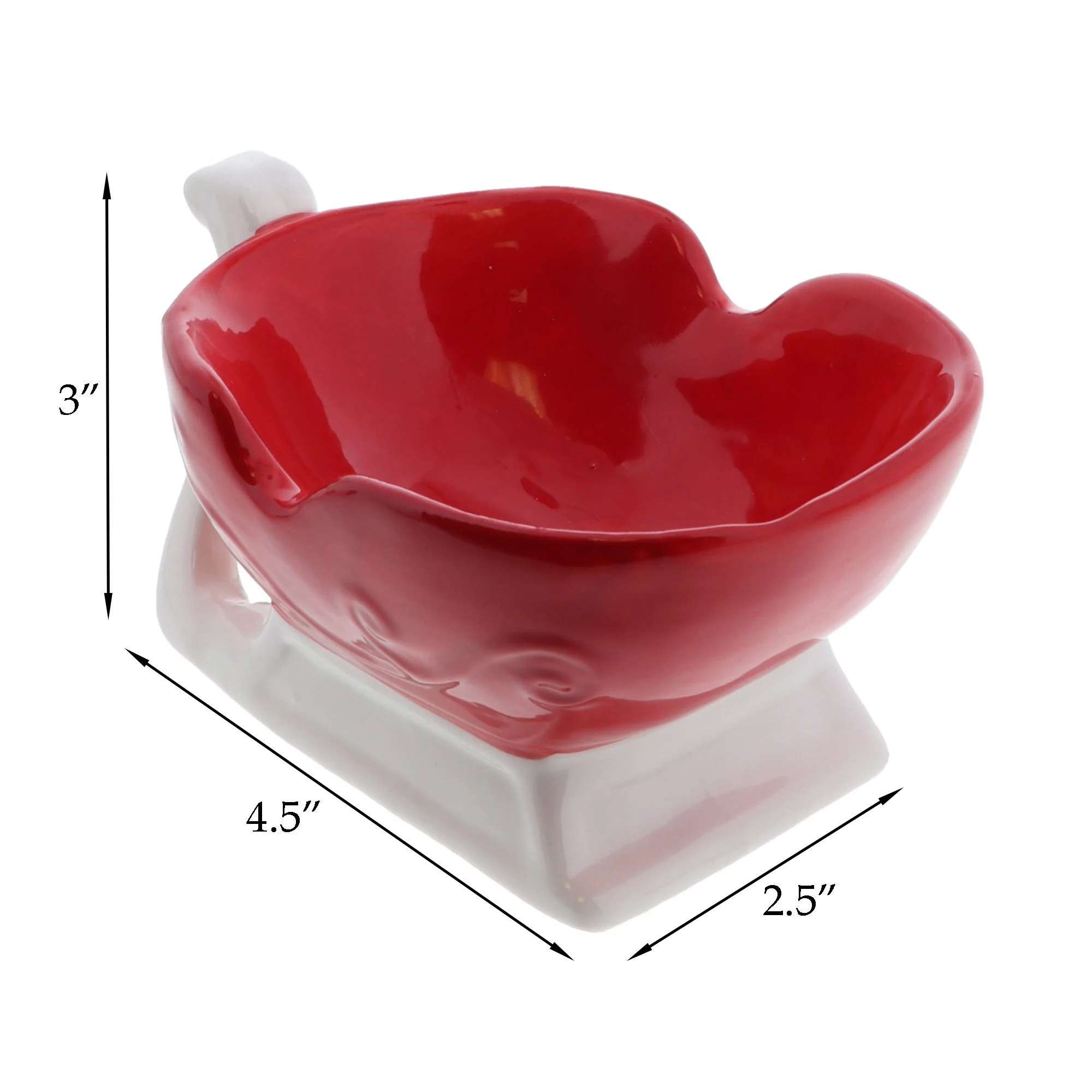 Ceramic Christmas Sleigh Candy Dish - Image 3