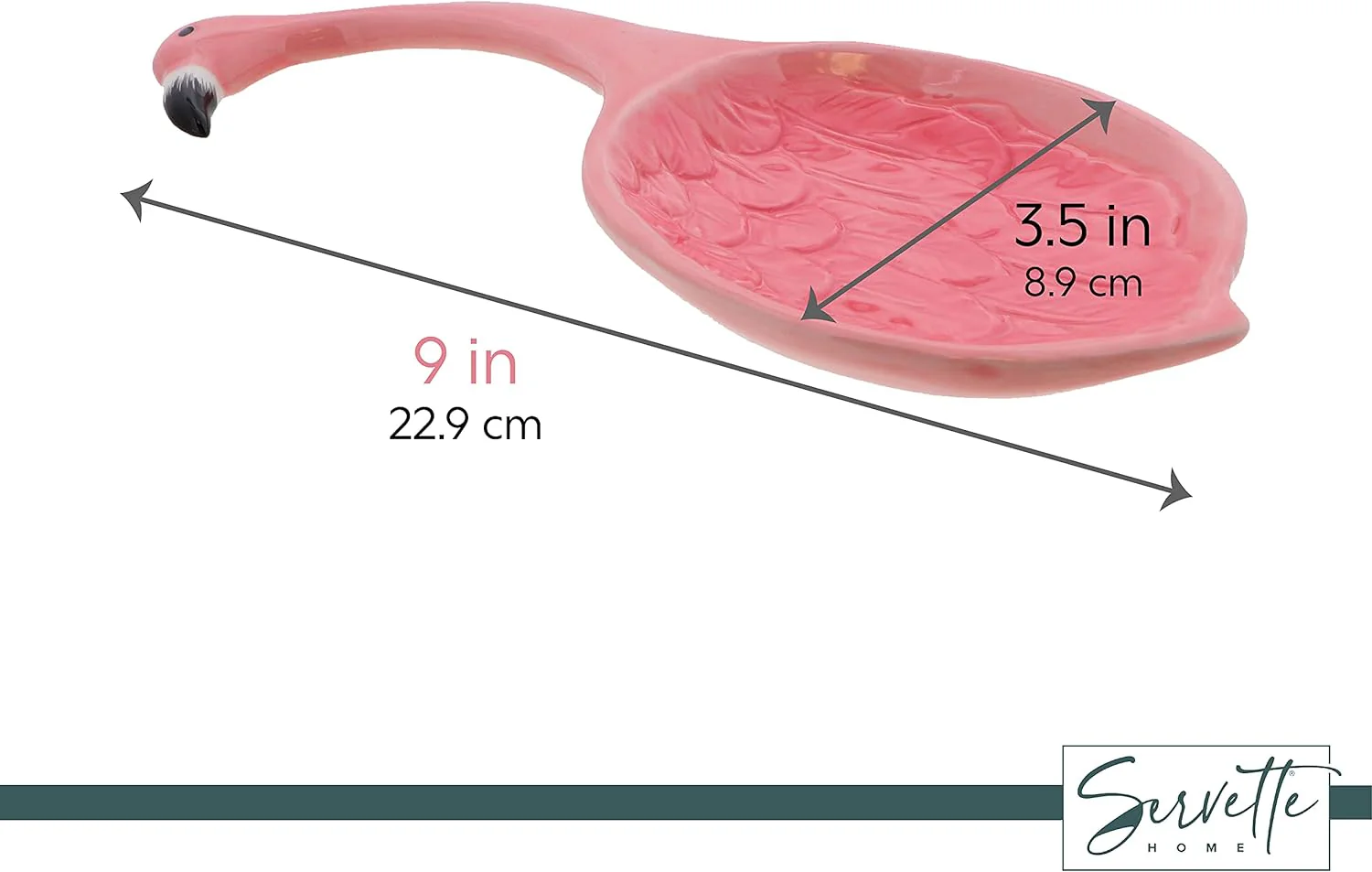 Ceramic Flamingo Spoon Rest - Image 5