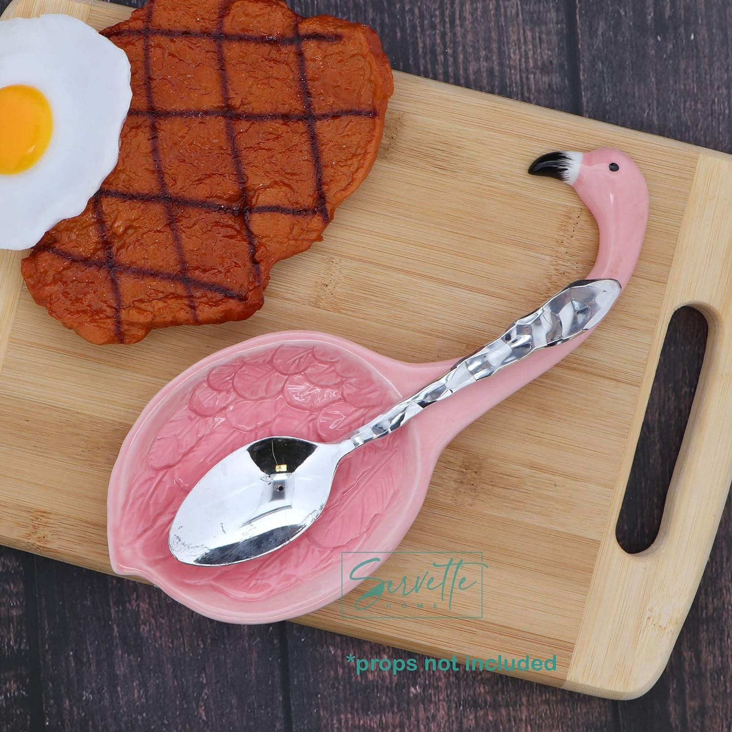 Ceramic Flamingo Spoon Rest - Image 7
