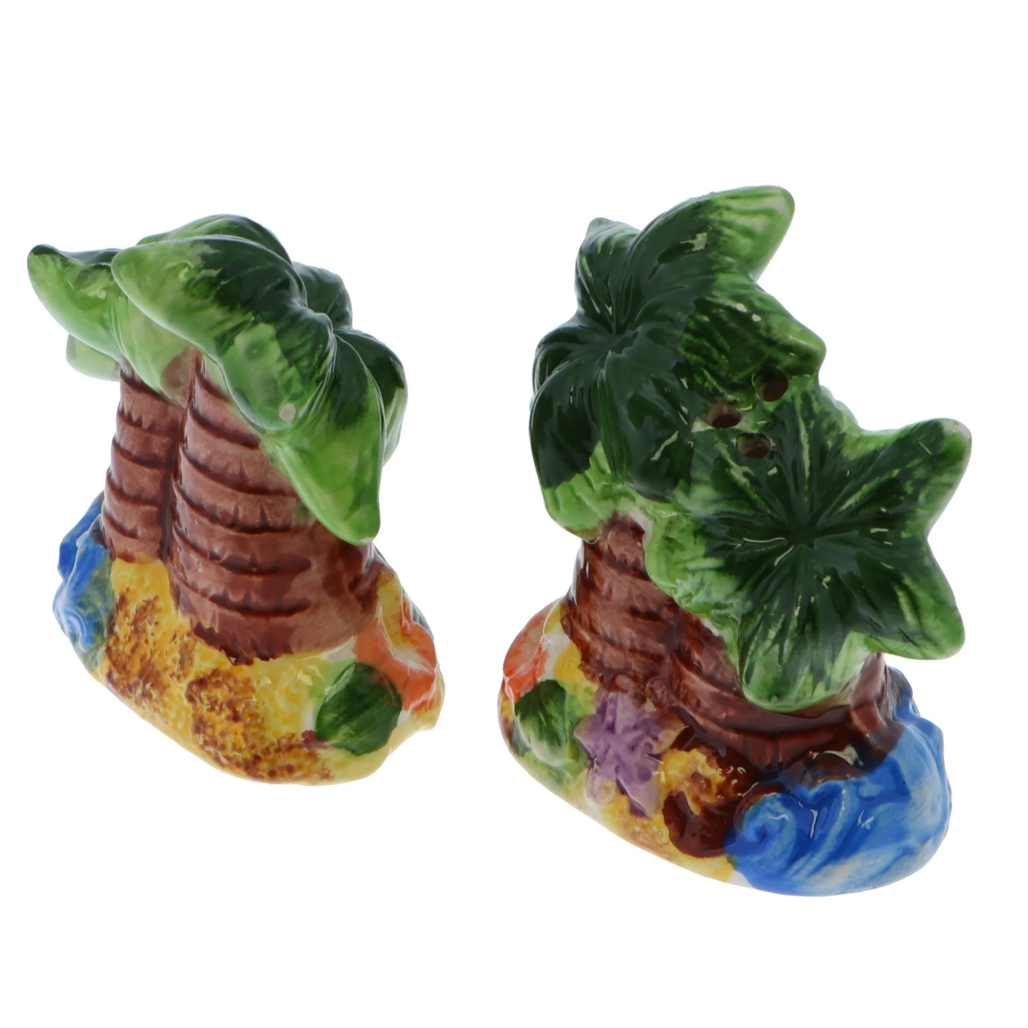 Ceramic Palm Tree Salt & Pepper Shakers - Image 3