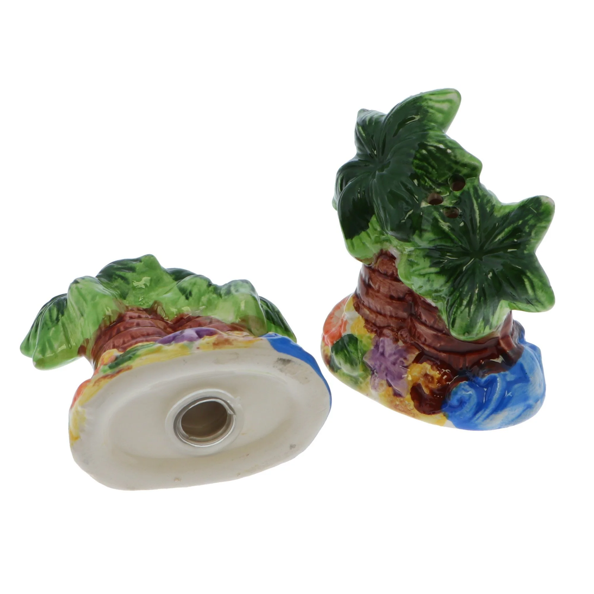 Ceramic Palm Tree Salt & Pepper Shakers - Image 4
