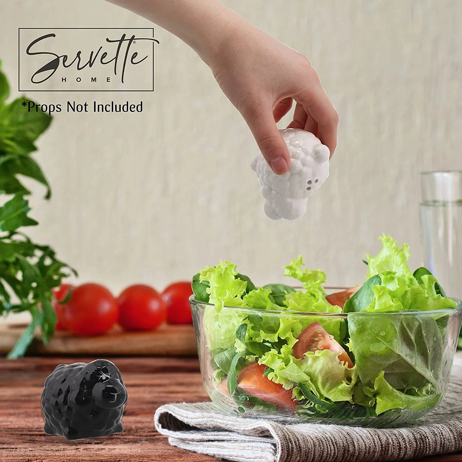 Ceramic Sheep Salt & Pepper Shakers - Image 3