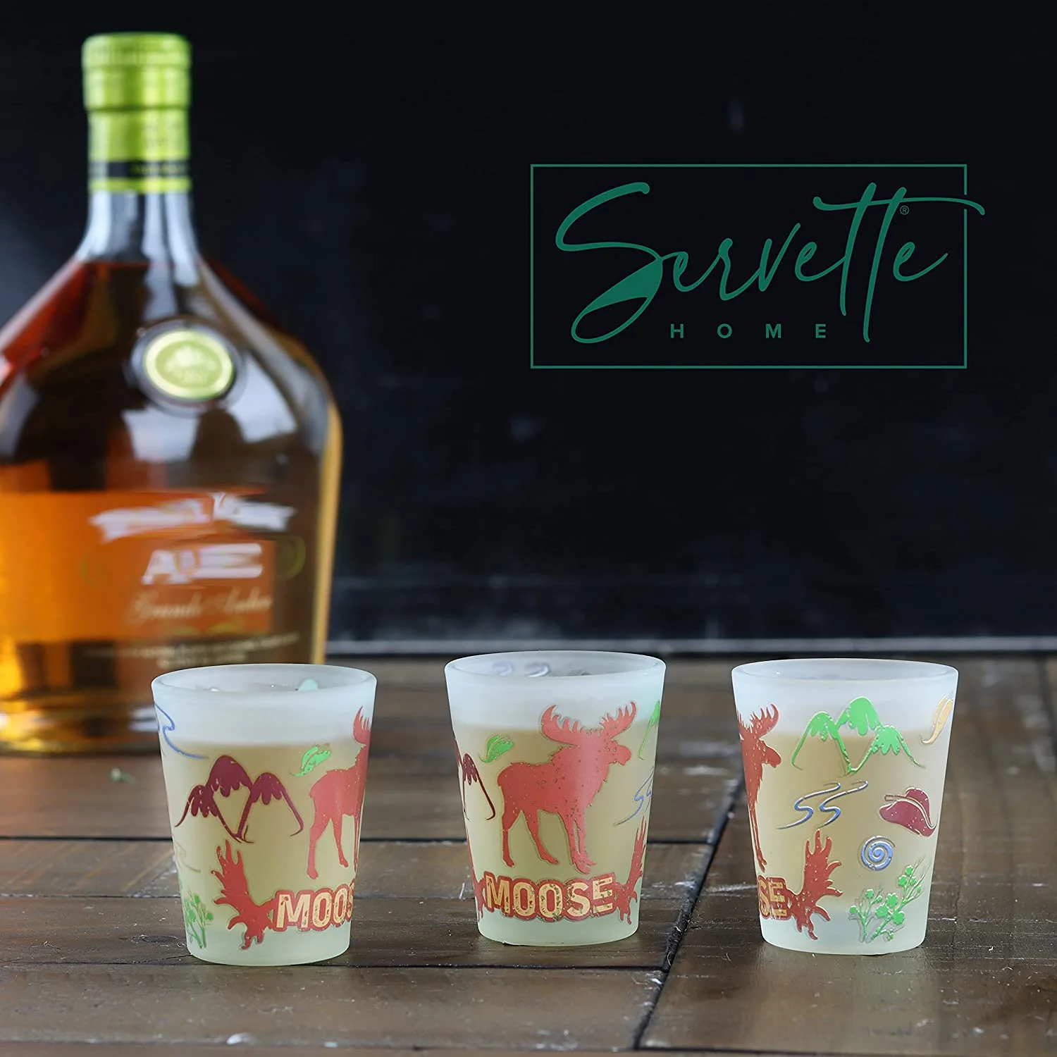 Frosted Moose Tequila 2 oz Shot Glasses - Set of 2 - Image 4