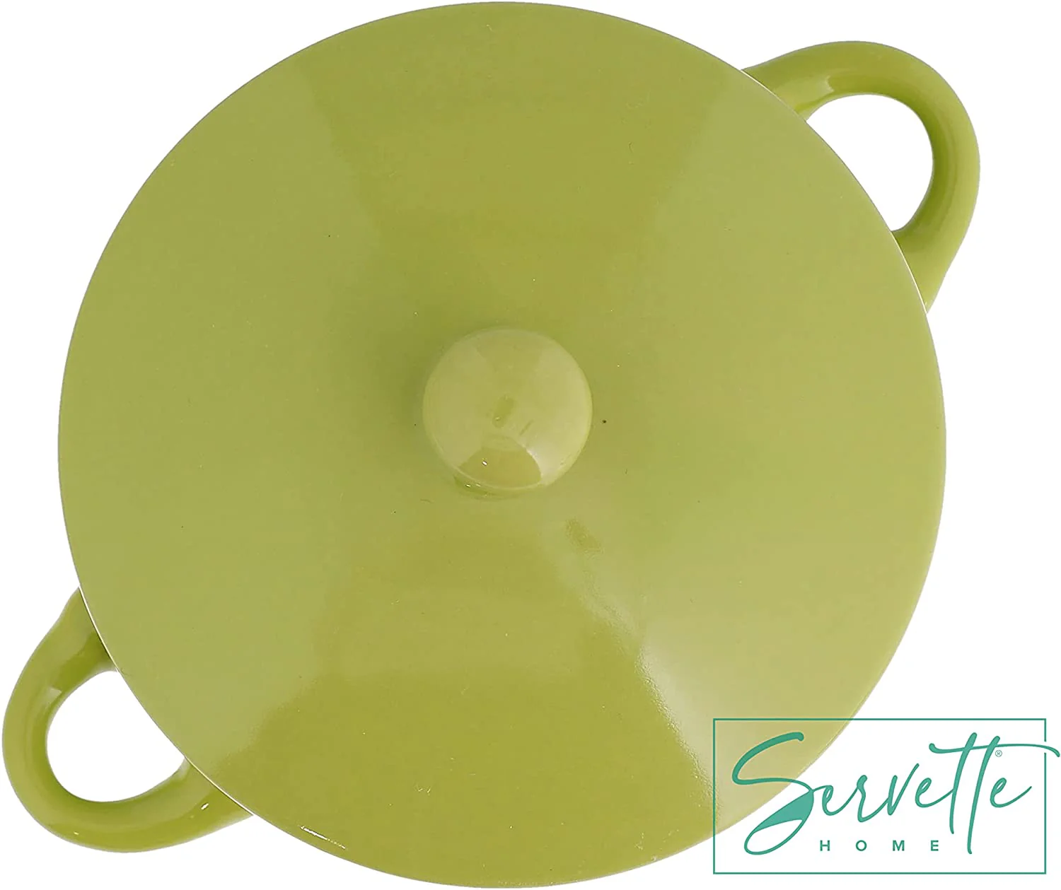 Green Polka Dot Soup Bowls with Lids - Image 4