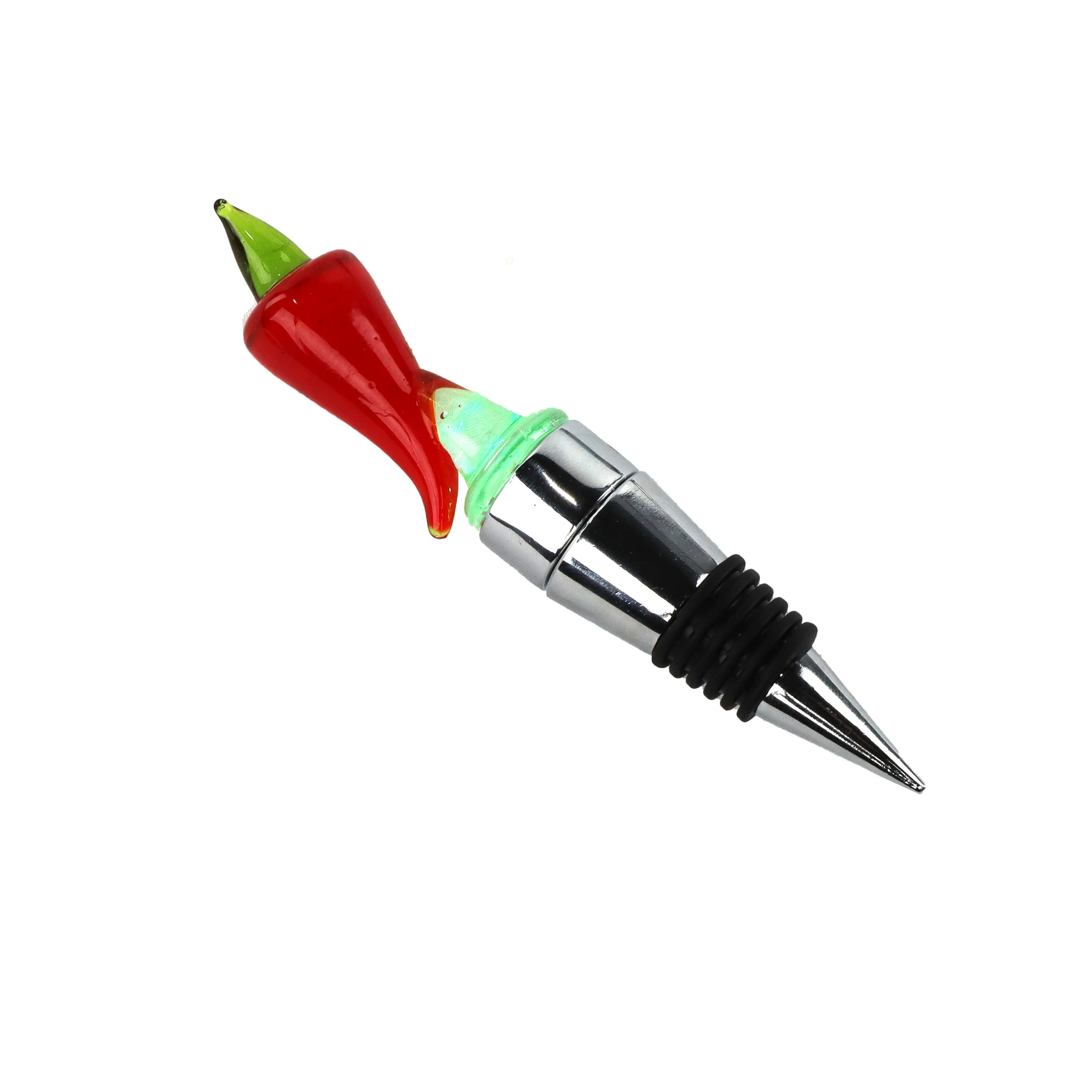 LED Chili Pepper Glass Wine Stopper - Image 4