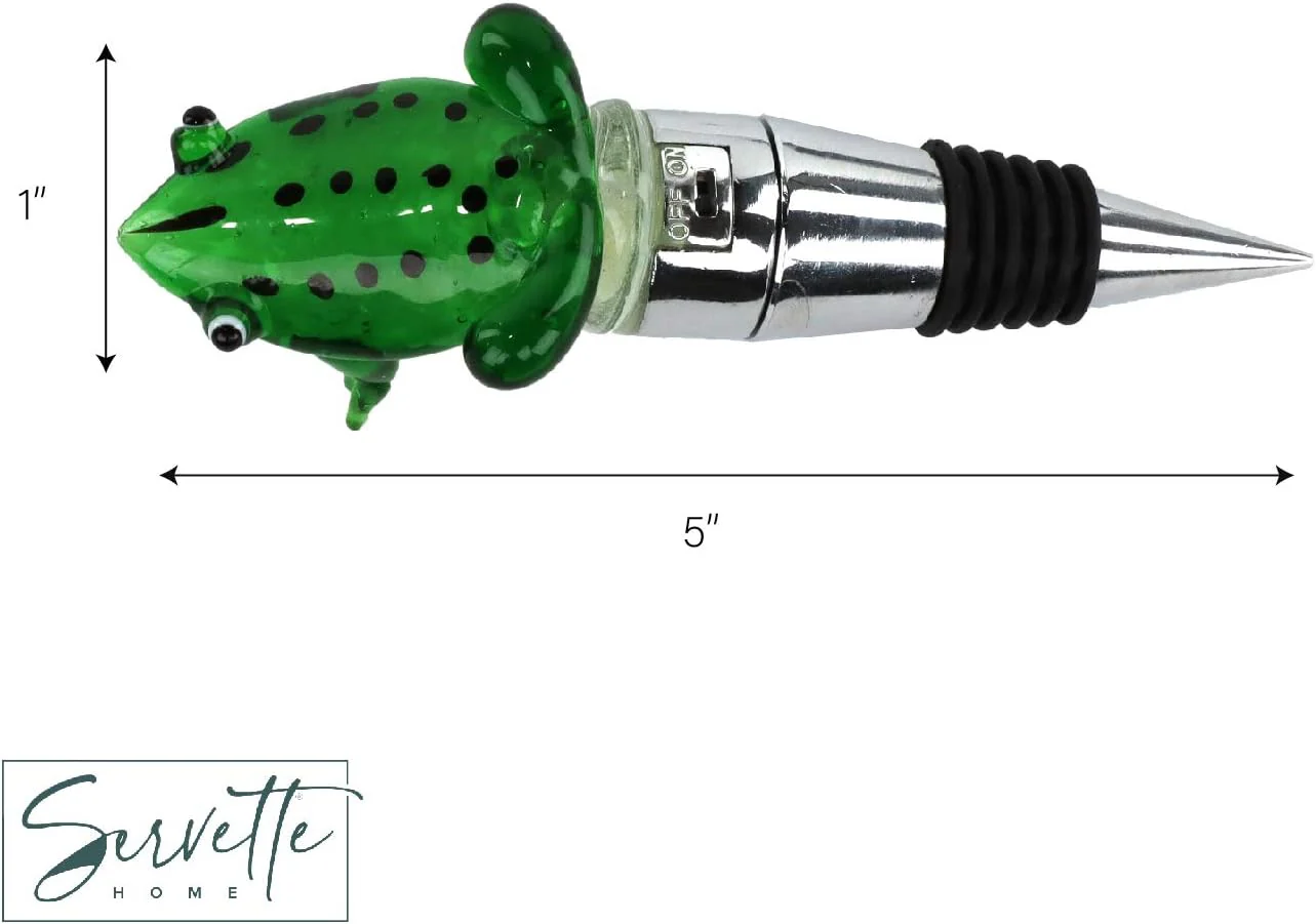 LED Frog Glass Wine Stopper - Image 3