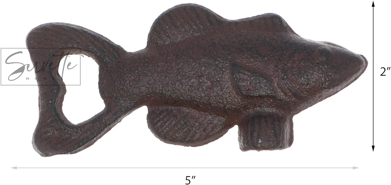 Nautical Cast Iron Fish Beer Opener - Image 3