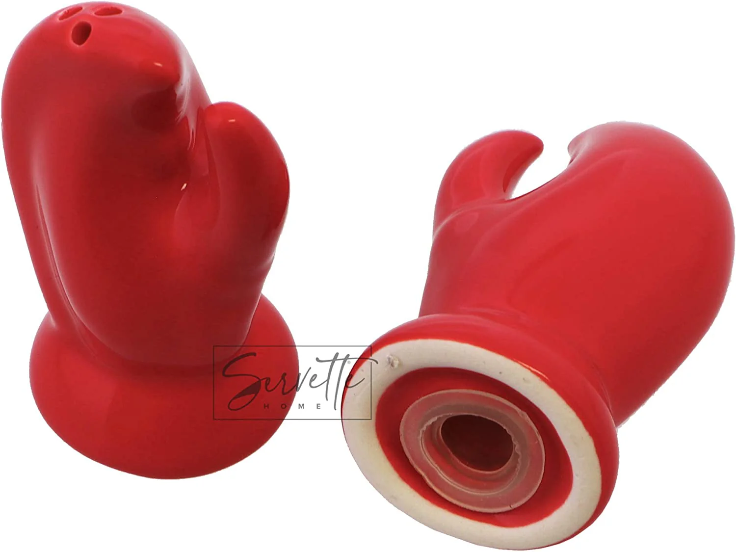 Novelty Lobster Claw Ceramic Salt & Pepper Shakers - Image 4