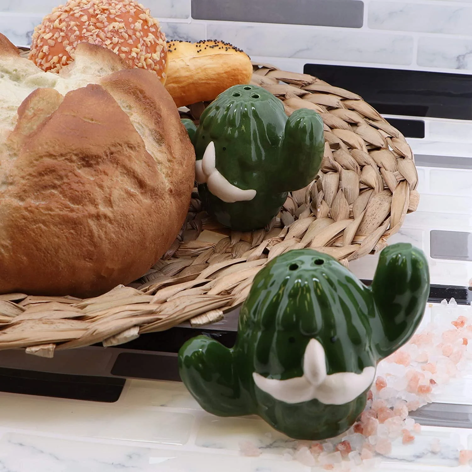 Smiley Cactus Salt and Pepper Shaker - Image 4