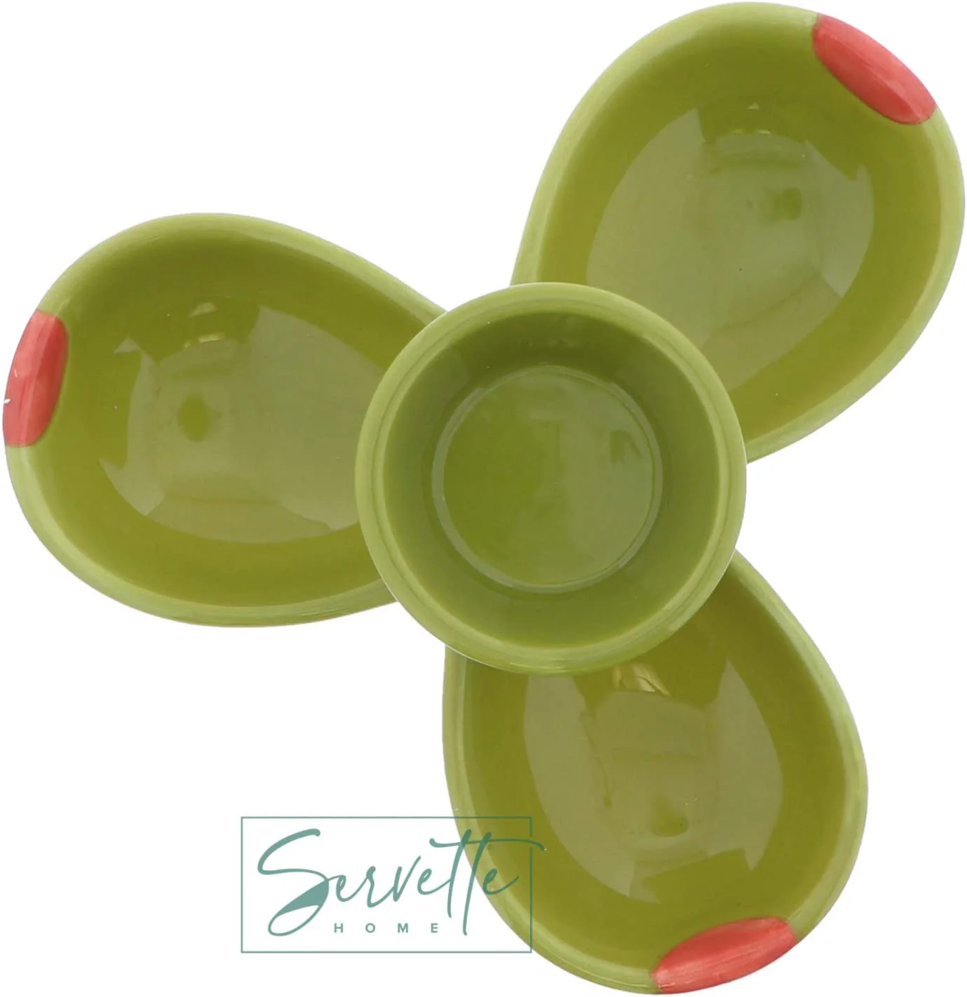 Veggie Ceramic Tidbit Dish - Image 3