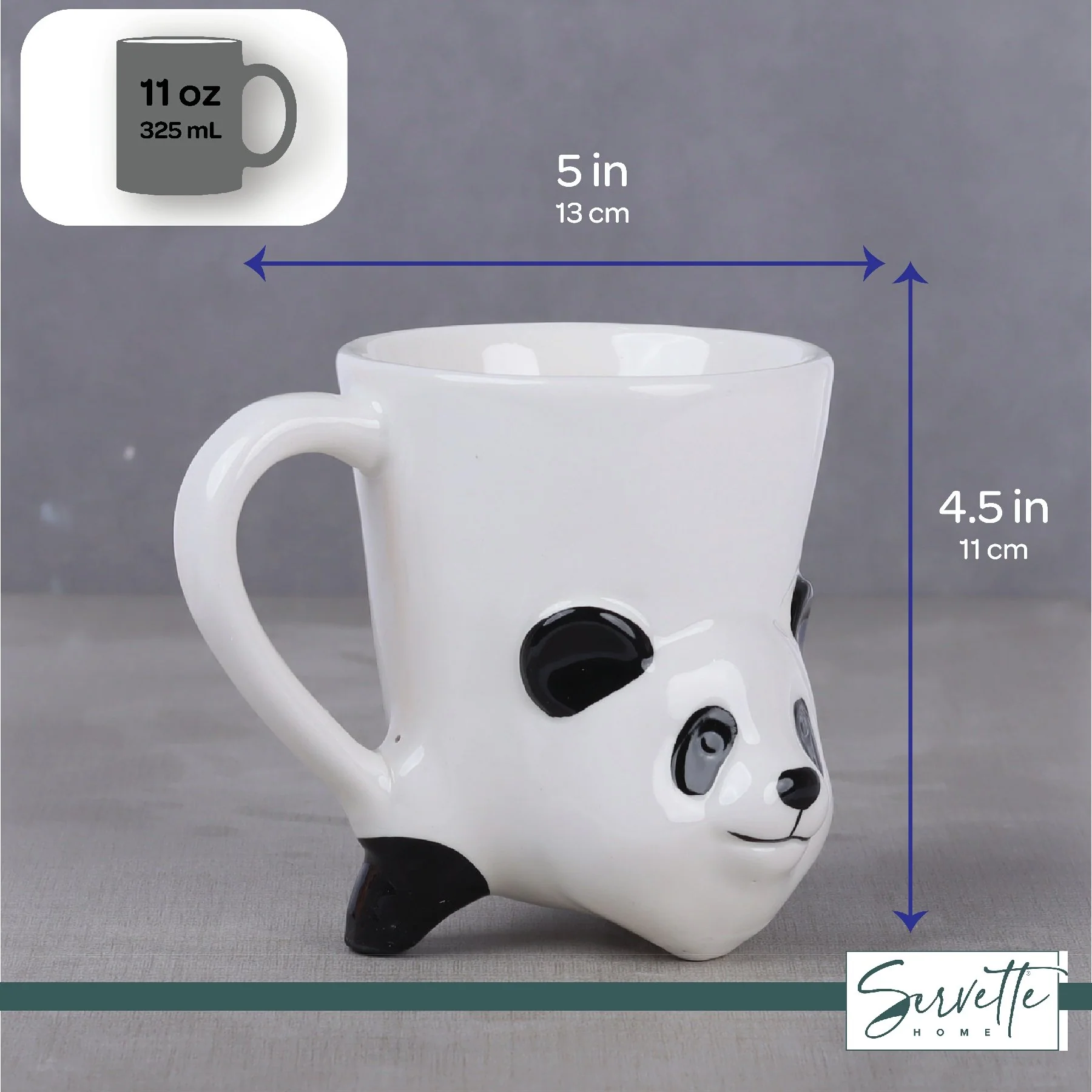 Animal Coffee Mug - Panda - Image 3