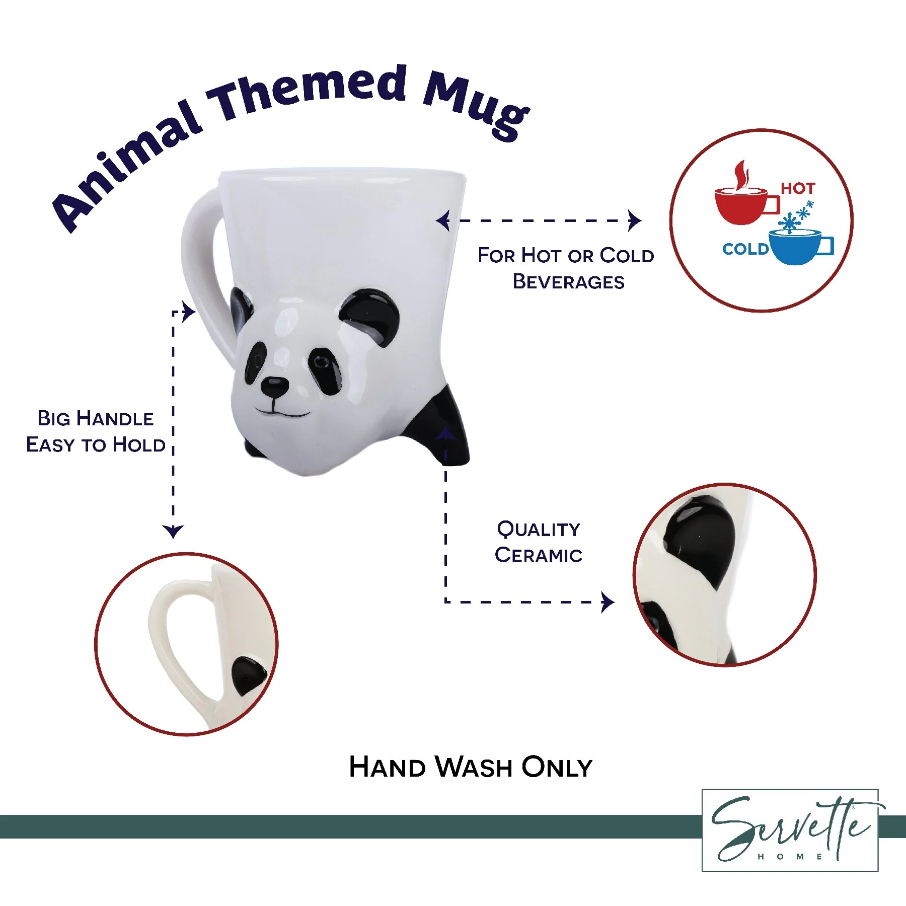 Animal Coffee Mug - Panda - Image 4