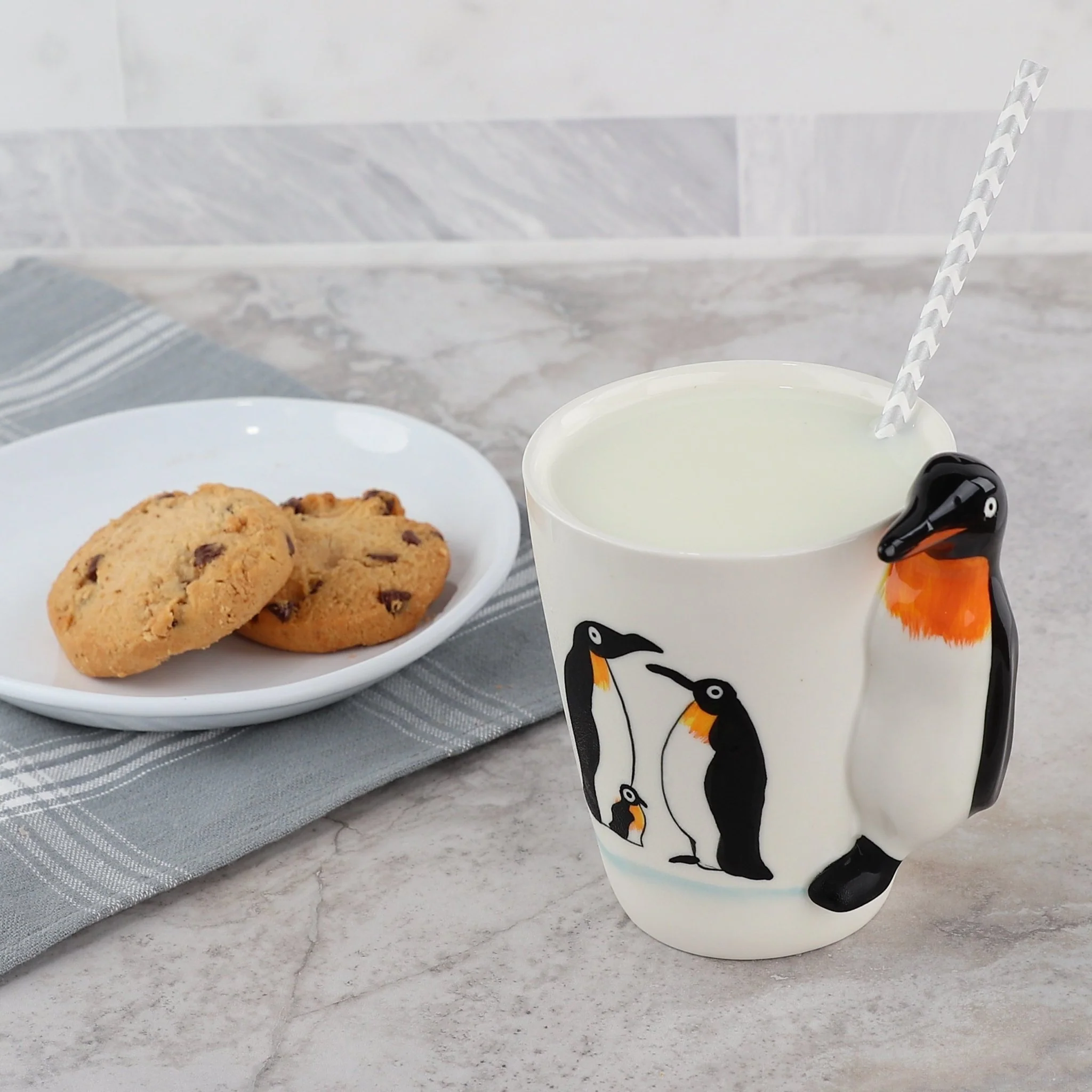 3D Penguin Ceramic Coffee Mug - Image 6