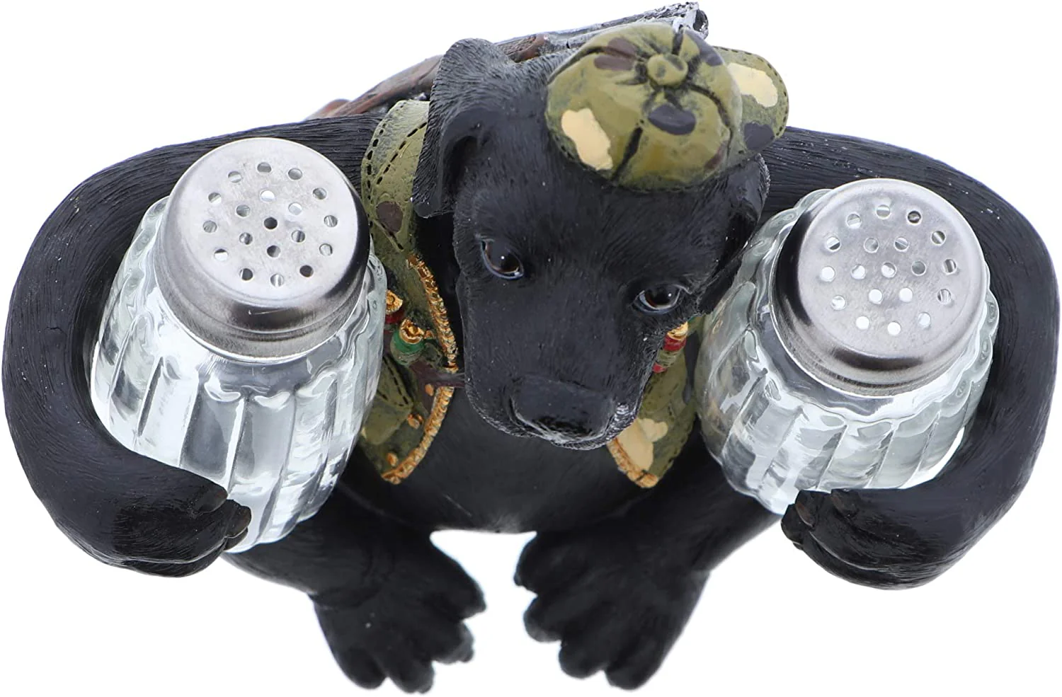 Polyresin Hunting Dog Salt and Pepper Holder - Image 5
