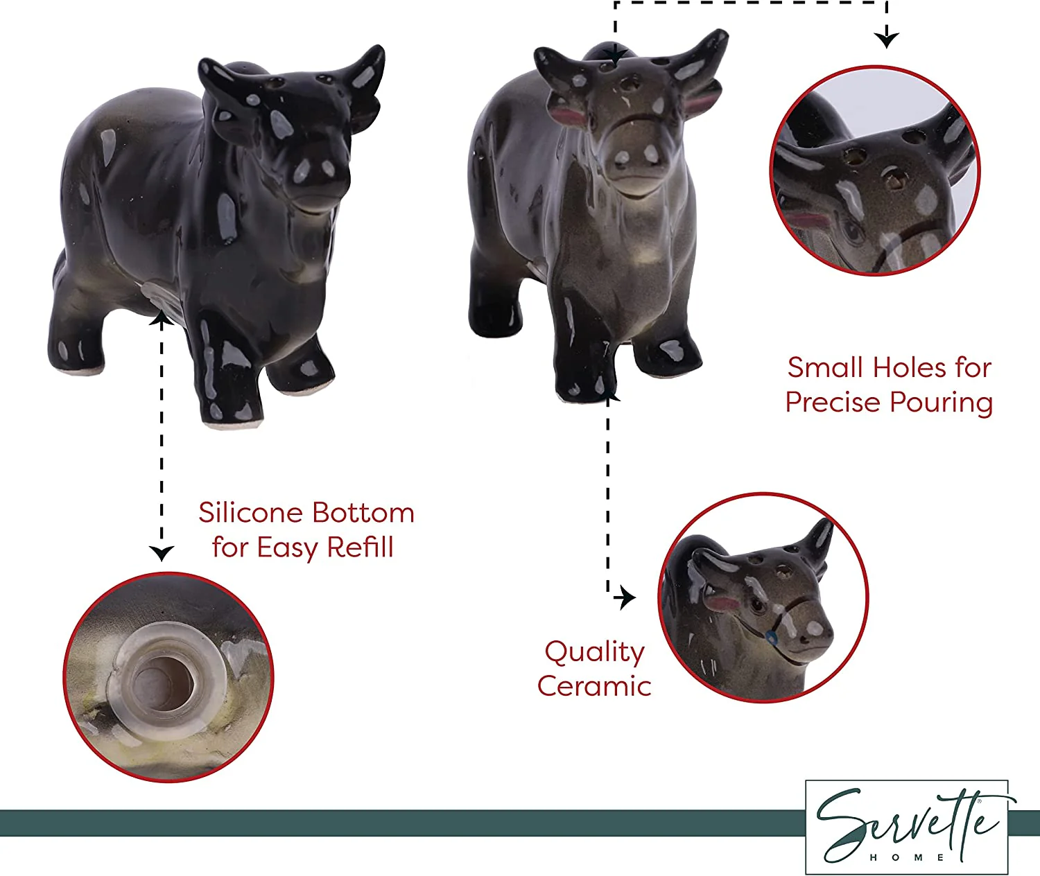 Bull Salt & Pepper Set - Image 4