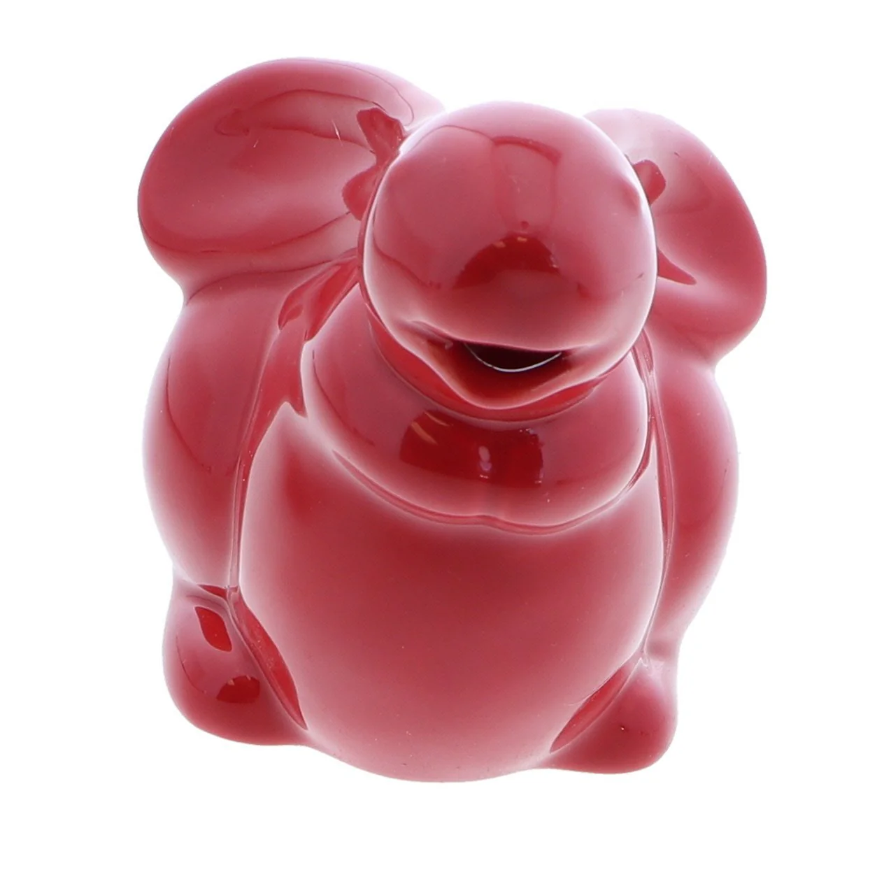 Small Red Rabbit Pitcher - Image 4