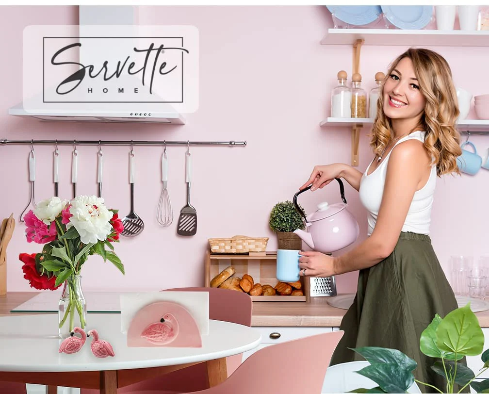 Flamingo Standing Napkin Holder - Image 4