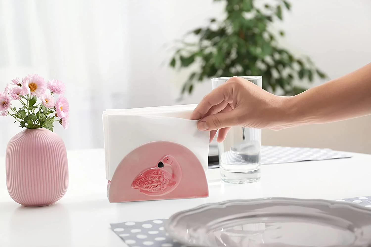 Flamingo Standing Napkin Holder - Image 6