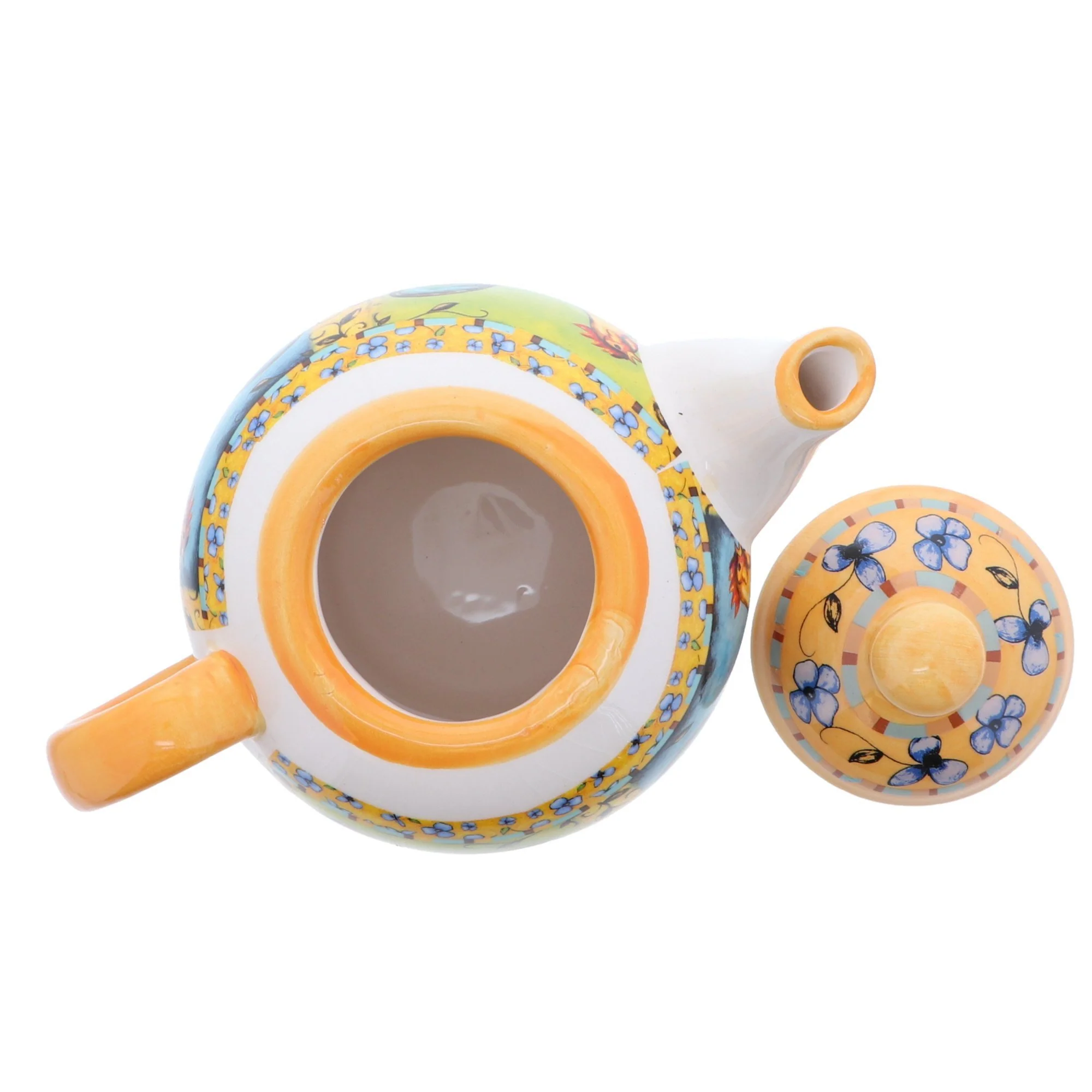 Vintage Ceramic Rooster Design Teapot - Image 3